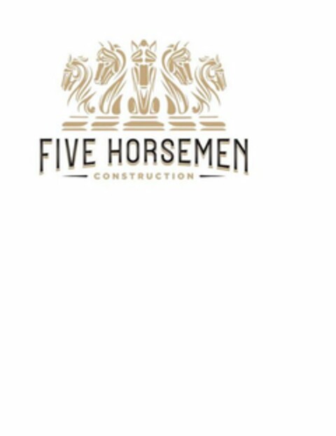 FIVE HORSEMEN CONSTRUCTION Logo (USPTO, 08/26/2016)