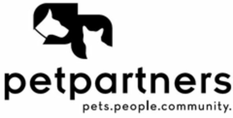 PETPARTNERS PETS. PEOPLE.COMMUNITY. Logo (USPTO, 14.09.2016)