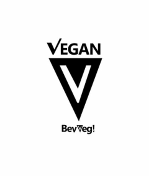 V VEGAN BEVVEG! Logo (USPTO, 23.01.2018)