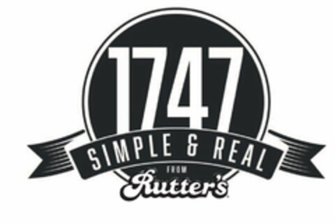 1747 SIMPLE & REAL FROM RUTTER'S Logo (USPTO, 22.05.2018)