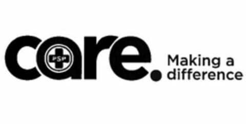 PSP CARE. MAKING A DIFFERENCE Logo (USPTO, 28.06.2018)