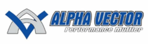 AV ALPHA VECTOR PERFORMANCE MUFFLER Logo (USPTO, 27.08.2018)
