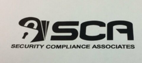 SCA SECURITY COMPLIANCE ASSOCIATES Logo (USPTO, 03.12.2018)
