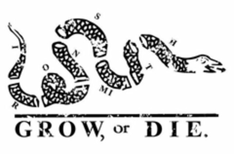 IRONSMITH GROW, OR DIE. Logo (USPTO, 26.04.2019)