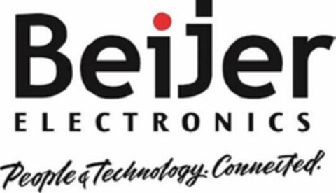 BEIJER ELECTRONICS PEOPLE & TECHNOLOGY.CONNECTED. Logo (USPTO, 06.09.2019)