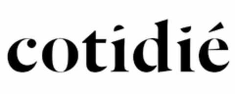 COTIDIÉ Logo (USPTO, 09/30/2019)