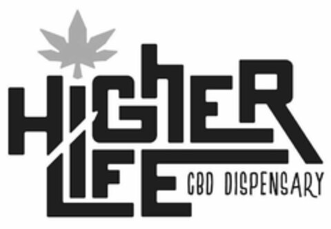 HIGHER LIFE CBD DISPENSARY Logo (USPTO, 10.10.2019)