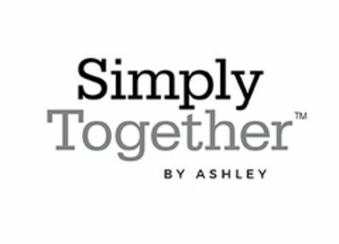 SIMPLY TOGETHER BY ASHLEY Logo (USPTO, 04.12.2019)