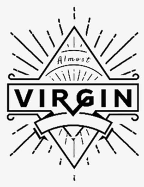 ALMOST VIRGIN Logo (USPTO, 05/21/2020)