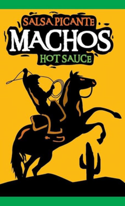 SALSA PICANTE MACHOS HOT SAUCE Logo (USPTO, 11.06.2020)