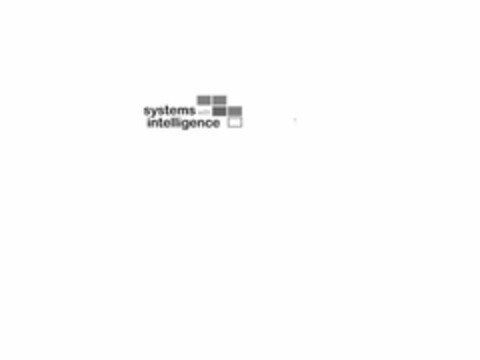 SYSTEMS WITH INTELLIGENCE Logo (USPTO, 08/10/2020)