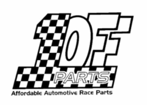 1 OFF PARTS AFFORDABLE AUTOMOTIVE RACE PARTS Logo (USPTO, 16.03.2009)