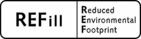 REDUCED ENVIRONMENTAL FOOTPRINT REFILL Logo (USPTO, 16.09.2009)