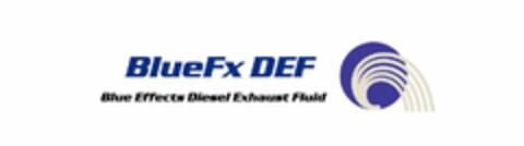 BLUEFX DEF BLUE EFFECTS DIESEL EXHAUST FLUID Logo (USPTO, 17.03.2010)