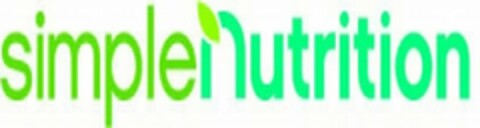 SIMPLE NUTRITION Logo (USPTO, 24.03.2010)