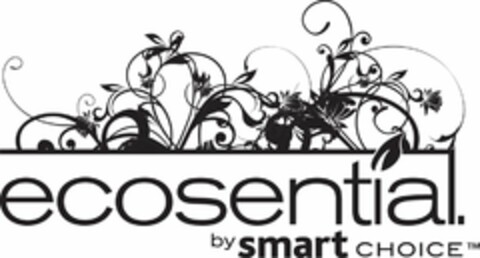 ECOSENTIAL. BY SMART CHOICE Logo (USPTO, 08/24/2010)
