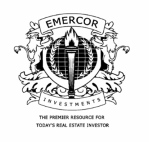 EMERCOR INVESTMENTS THE PREMIER RESOURCE FOR TODAY'S REAL ESTATE INVESTOR Logo (USPTO, 05/02/2011)