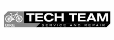 BIKE TECH TEAM SERVICE AND REPAIR Logo (USPTO, 08/24/2011)