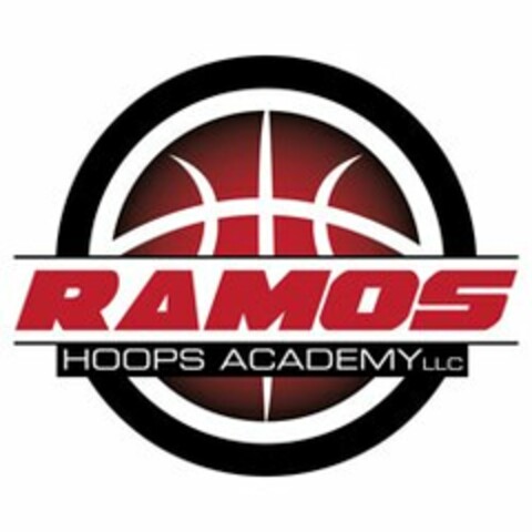 RAMOS HOOPS ACADEMY LLC Logo (USPTO, 25.09.2011)