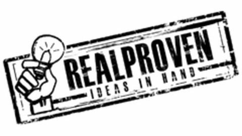 REALPROVEN IDEAS IN HAND Logo (USPTO, 11/16/2011)