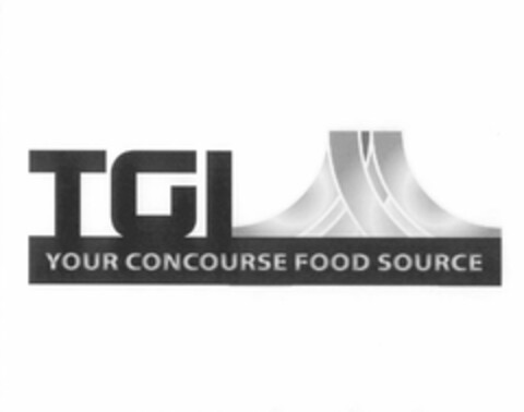 TGI YOUR CONCOURSE FOOD SOURCE Logo (USPTO, 13.01.2012)