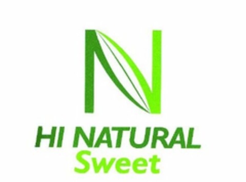 N HI NATURAL SWEET Logo (USPTO, 22.02.2012)