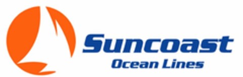 SUNCOAST OCEAN LINES Logo (USPTO, 14.08.2012)