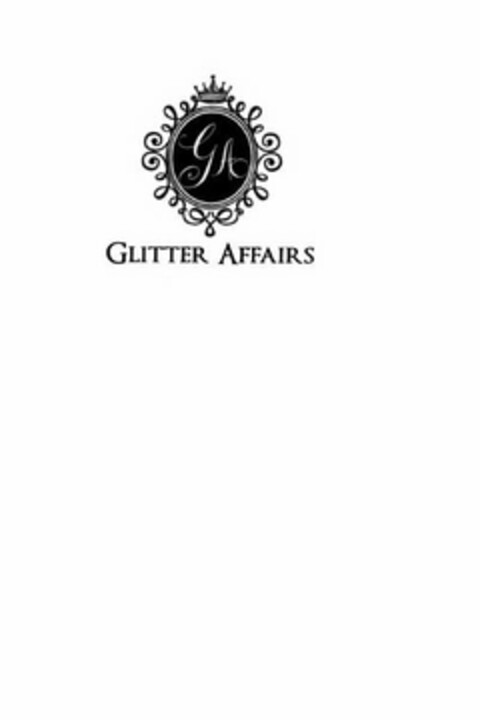 GA GLITTER AFFAIRS Logo (USPTO, 25.10.2012)