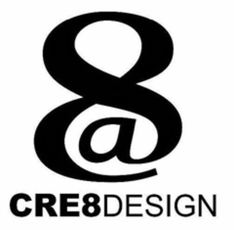 8@ CRE8DESIGN Logo (USPTO, 15.05.2013)