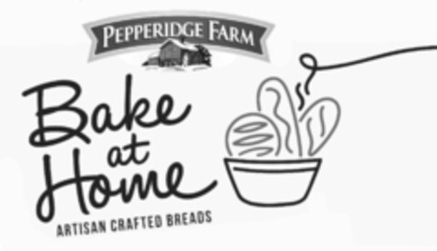 PEPPERIDGE FARM BAKE AT HOME ARTISAN CRAFTED BREADS Logo (USPTO, 14.03.2014)