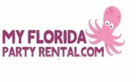 MY FLORIDA PARTY RENTAL.COM Logo (USPTO, 08/22/2014)