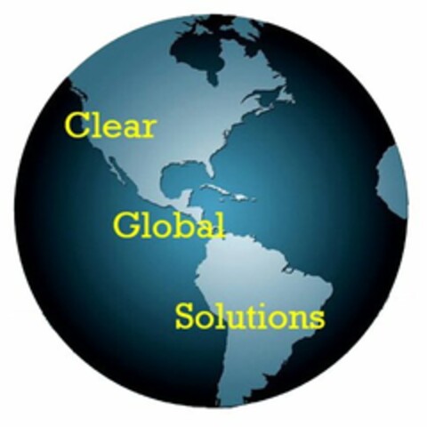 CLEAR GLOBAL SOLUTIONS Logo (USPTO, 17.09.2014)