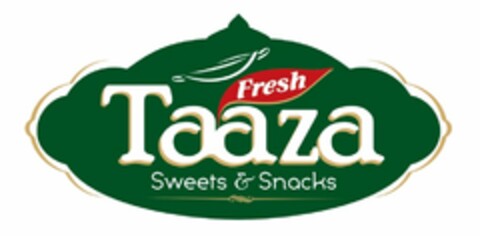TAAZA FRESH SWEETS & SNACKS Logo (USPTO, 11/07/2014)