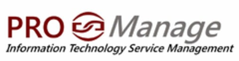 PRO MANAGE INFORMATION TECHNOLOGY SERVICE MANAGEMENT Logo (USPTO, 02.06.2015)