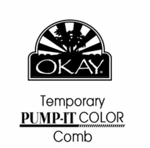 OKAY TEMPORARY PUMP-IT COLOR COMB Logo (USPTO, 06/12/2015)