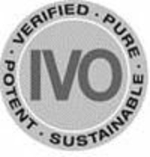 IVO VERIFIED PURE POTENT SUSTAINABLE Logo (USPTO, 14.08.2015)