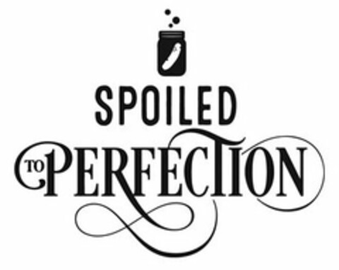 SPOILED TO PERFECTION Logo (USPTO, 08/24/2015)