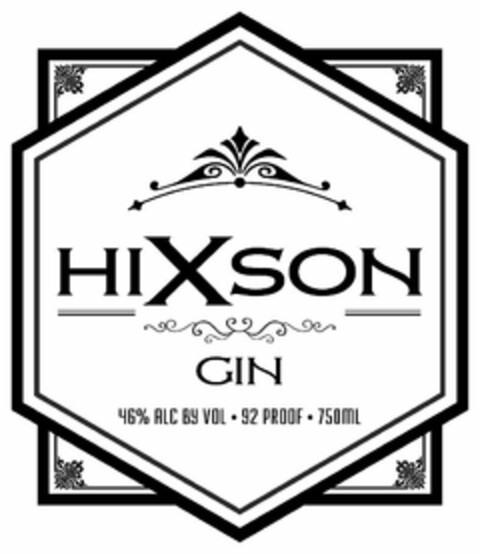 HIXSON GIN Logo (USPTO, 09/03/2015)