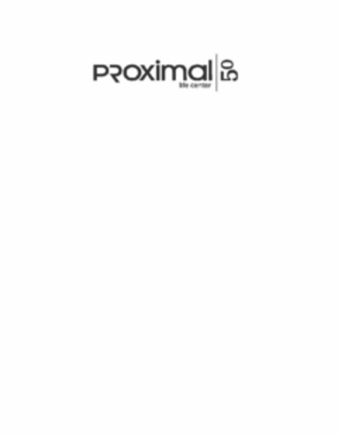 PROXIMAL 50 LIFE CENTER Logo (USPTO, 17.09.2015)