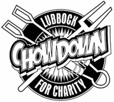 LUBBOCK CHOWDOWN FOR CHARITY Logo (USPTO, 11/09/2015)