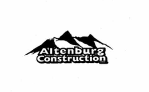 ALTENBURG CONSTRUCTION INC. Logo (USPTO, 11.01.2016)