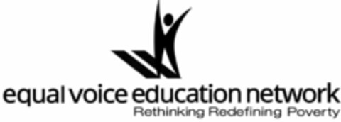 EQUAL VOICE EDUCATION NETWORK RETHINKING REDEFINING POVERTY Logo (USPTO, 14.03.2017)