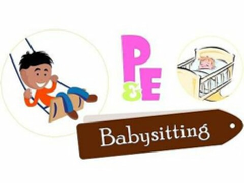 P&E BABYSITTING Logo (USPTO, 21.07.2017)