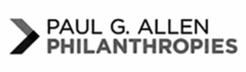 PAUL G. ALLEN PHILANTHROPIES Logo (USPTO, 10.01.2018)