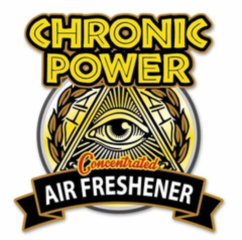 CHRONIC POWER LHA CONCENTRATED AIR FRESHENER Logo (USPTO, 30.03.2018)
