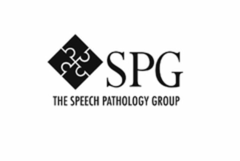 SPG THE SPEECH PATHOLOGY GROUP Logo (USPTO, 13.04.2018)