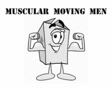 MUSCULAR MOVING MEN Logo (USPTO, 29.05.2018)