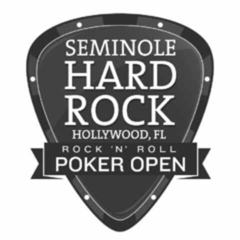 SEMINOLE HARD ROCK HOLLYWOOD, FL ROCK 'N' ROLL POKER OPEN Logo (USPTO, 08.02.2019)