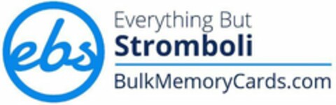 EBS EVERYTHING BUT STROMBOLI BULKMEMORYCARDS.COM Logo (USPTO, 27.02.2019)