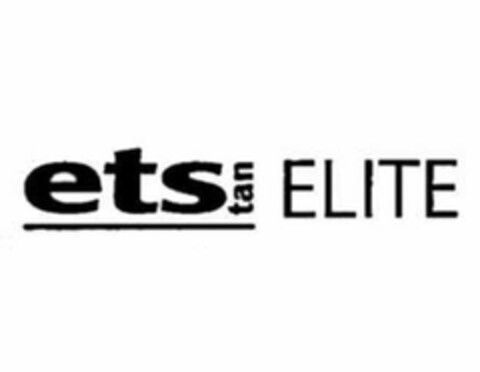 ETS TAN ELITE Logo (USPTO, 04.04.2019)